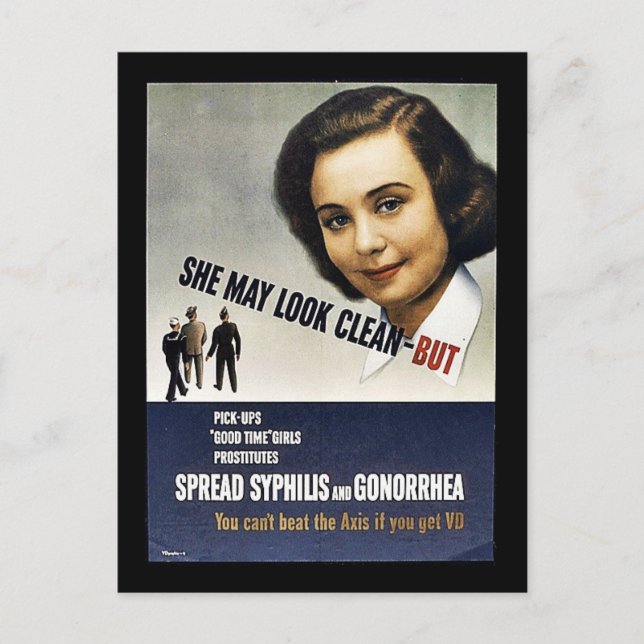 Cartão Postal Ela Pode Parecer Limpa - Mas (Frente)