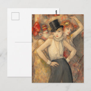 Cartão Postal Ela Representa Arte por Jeanne Mammen