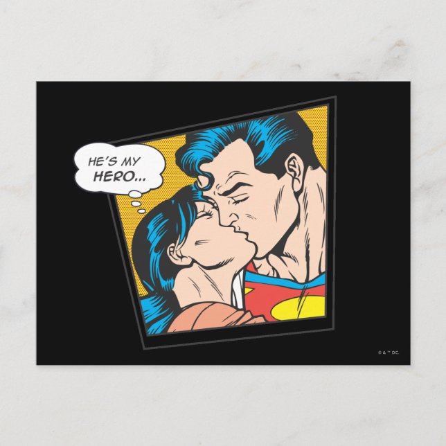Cartão Postal Ele é meu herói (Frente)