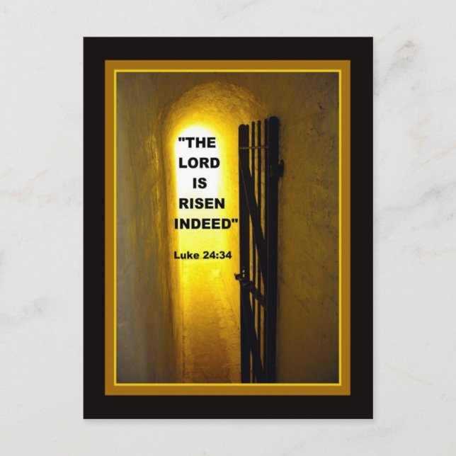 Cartão Postal ELE É O Cartão-Postal RISEN (Frente)