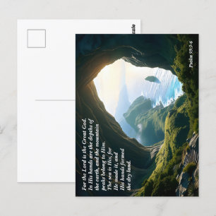 Cartão Postal Ele é o Deus Excelente, Deus e Criação Verso