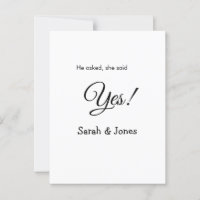 Ele perguntou ela disse sim noivado simples minima