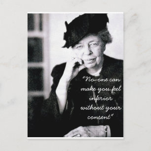 Cartão Postal Eleanor Roosevelt - Ninguém pode fazer você se s