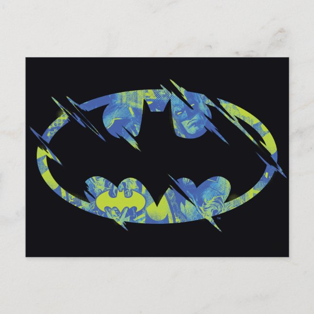 Cartão Postal Electric Up Batman Symbol (Frente)