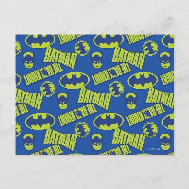 Cartão Postal Electric Up Batman - The Dark Knight Pattern (Frente)