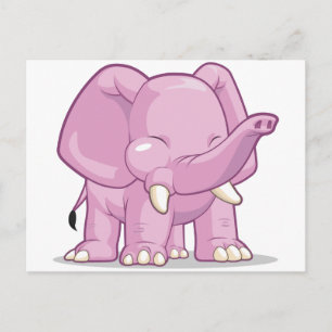 Cartão Postal Elefante