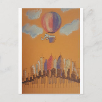 Cartão Postal Elefante