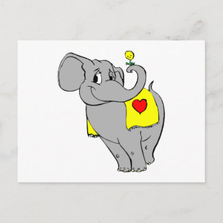 Cartão Postal Elefante
