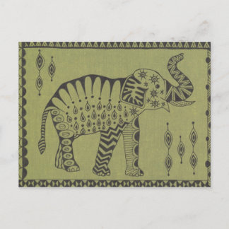 Cartão Postal Elefante Africano