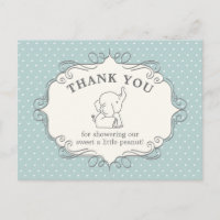 Elefante Bebê Adorável | Agradecimento Churrasco d