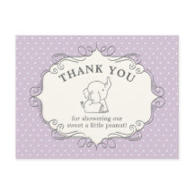 Elefante Bebê Adorável | Agradecimento Churrasco d