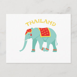 Cartão Postal Elefante da Tailândia