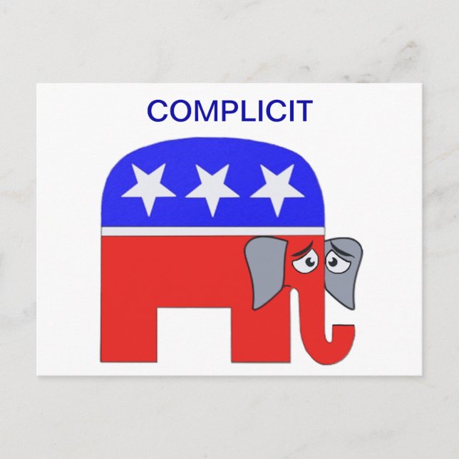 Cartão Postal Elefante GOP (Frente)