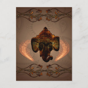 Cartão Postal elefante indiano