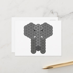 Cartão Postal Elefante sagrado - Elefante da vida.