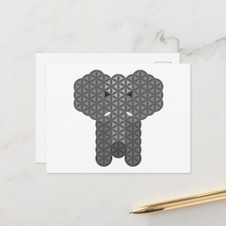 Cartão Postal Elefante sagrado - Elefante da vida.