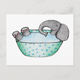 Cartão Postal Elefantenbad