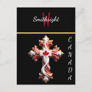 Cartão Postal Elegância do Maple Icônico