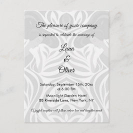 Cartão Postal Elegant Yumeji-Inspired Wedding Invitation | MOMO