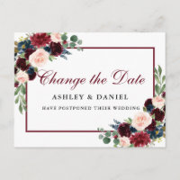 Elegante Aquarela Floral Dourada Altera A Data