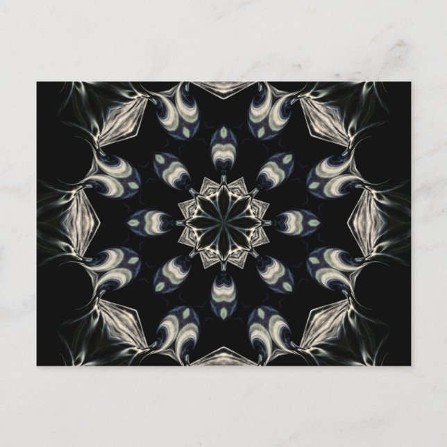 Cartão Postal Elegante Mandala (Frente)