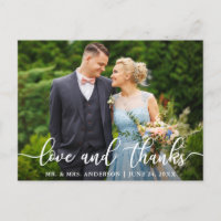 Elegante Roteiro Casamento Amor e Obrigado Noiva N
