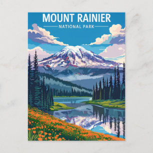 Cartão Postal Elegante Washington DC Vintage