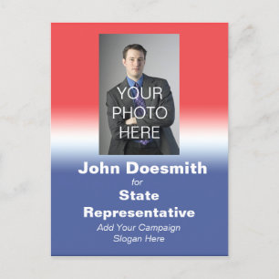 Cartão Postal Eleição Política da Campanha Poste Eleição do Cart