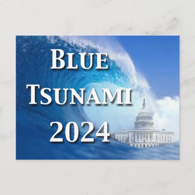 Cartão Postal Eleições 2024 no tsunami (Frente)