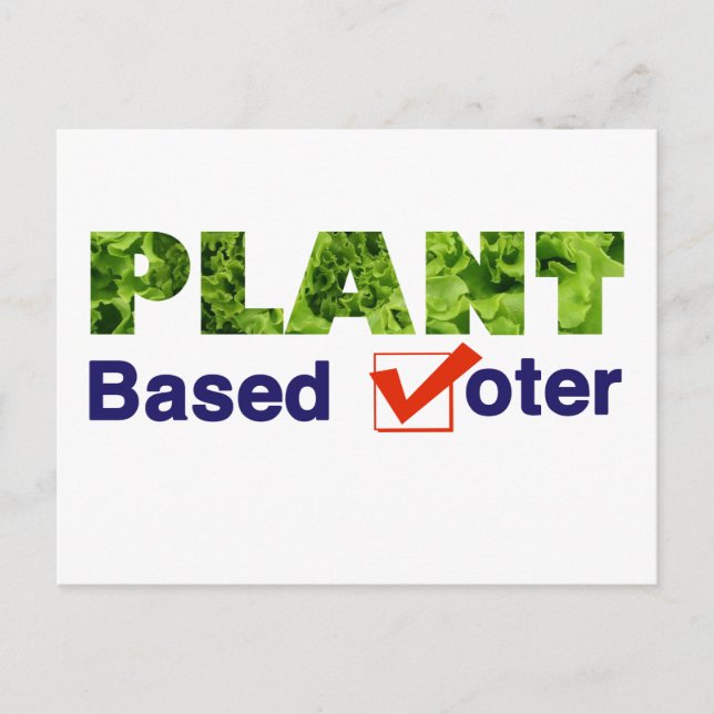 Cartão Postal Eleitor Baseado em Planta (Frente)