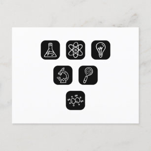 Cartão Postal Elementos da ciência