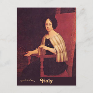 Cartão Postal Elena Lucrezia Cornaro Piscopia Itália