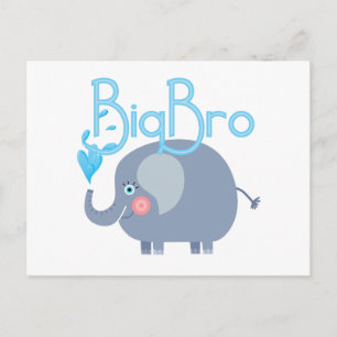Cartão Postal Elephant Big Bro