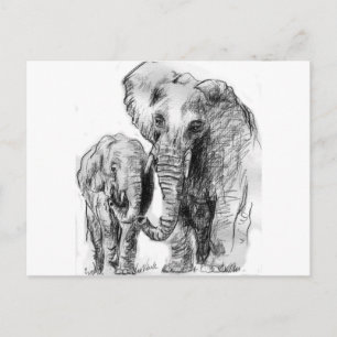 Cartão Postal elephantonajourney