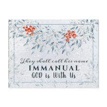 Eles chamarão Seu nome Immanuel, Natal