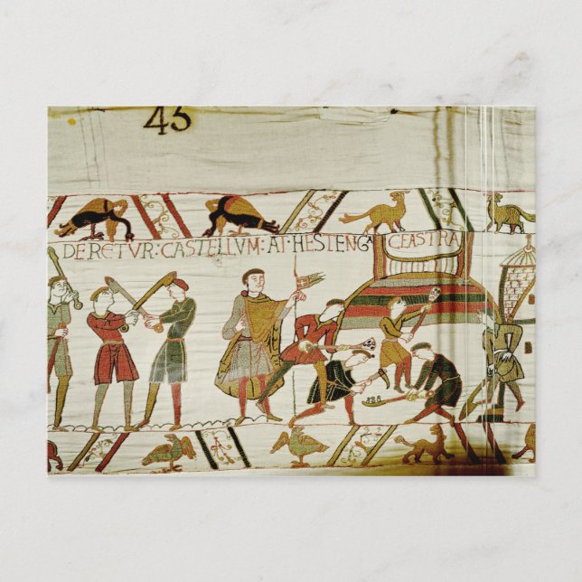 Cartão Postal Eles constroem as fortificações (Frente)