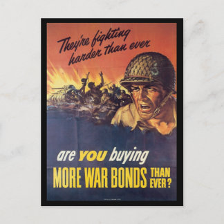 Cartão Postal Eles estão lutando contra a 2ª Guerra Mundial