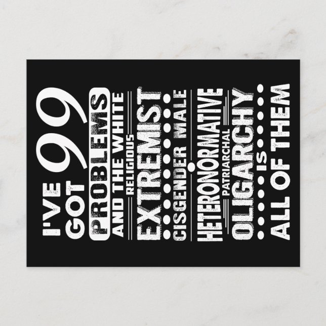 Cartão Postal Eles saberão quem você é com isso (Frente)