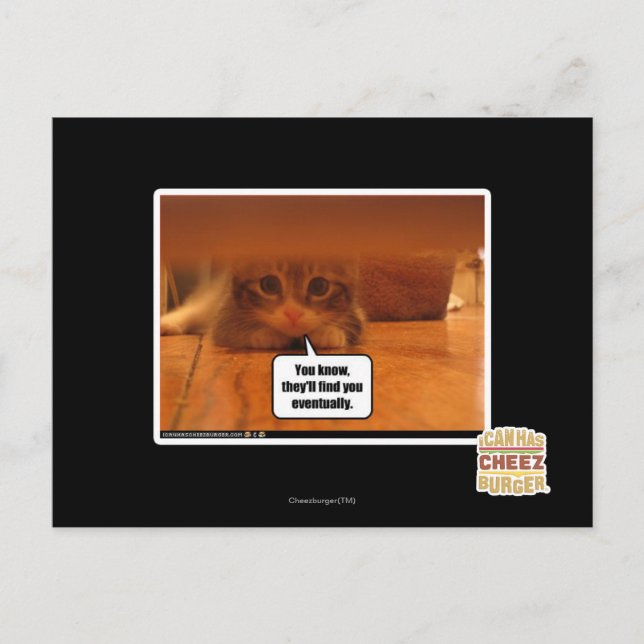 Cartão Postal Eles vão te encontrar (Frente)