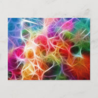 Eletricidade de iluminação colorida com Abstrato