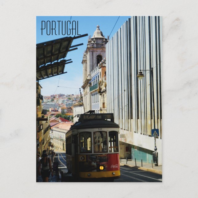Cartão Postal Elétrico de Portugal (Frente)