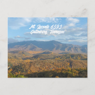 Cartão Postal Elevação do Tennessee do Monte Leconte Gatlinburg