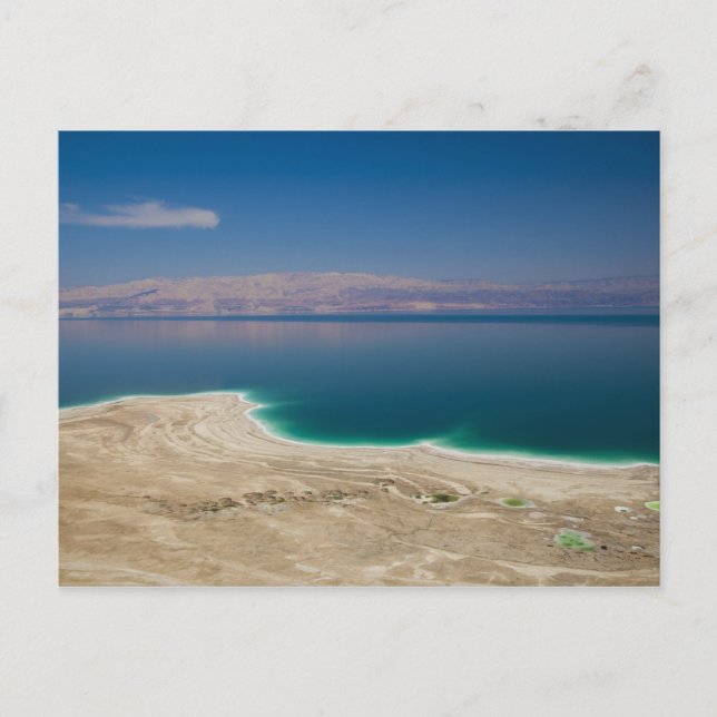 Cartão Postal Elevated view of the Dead Sea (Frente)