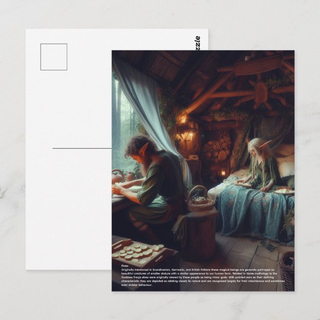 Cartão Postal Elf (Frente/Verso)