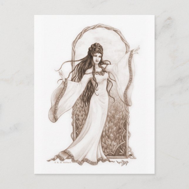 Cartão Postal Elf Dancing (Frente)