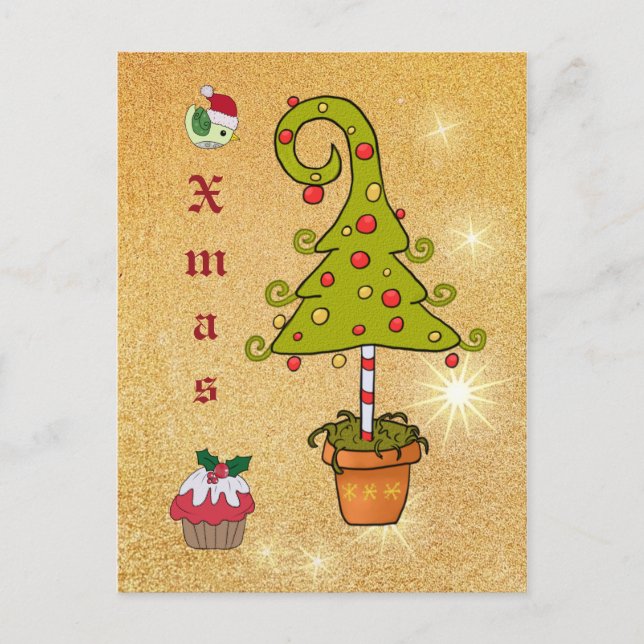 Cartão Postal Elfenweihnachten (Frente)