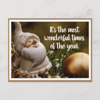 Cartão Postal elfo do polo norte do natal postcrossing de feriad