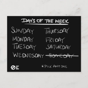 Cartão Postal Eliminar Cartão-postal de um dia