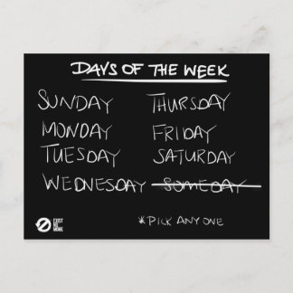 Cartão Postal Eliminar Cartão-postal de um dia