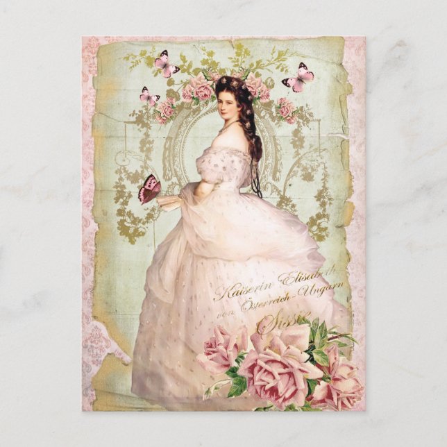 Cartão Postal Elisabeth of Bavaria, Imperatriz da Áustria Sissi (Frente)